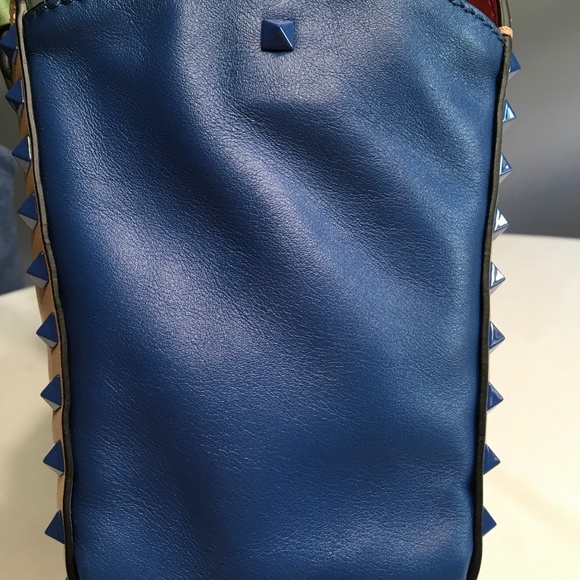 Valentino Mini Colorblock Leather Tote - Picture 6 of 11